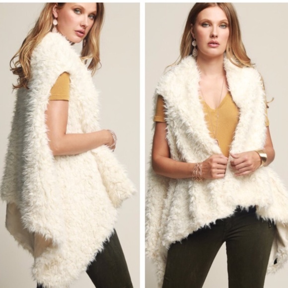Lined with Fleece Faux Fur Vest - Picture 2 of 4
